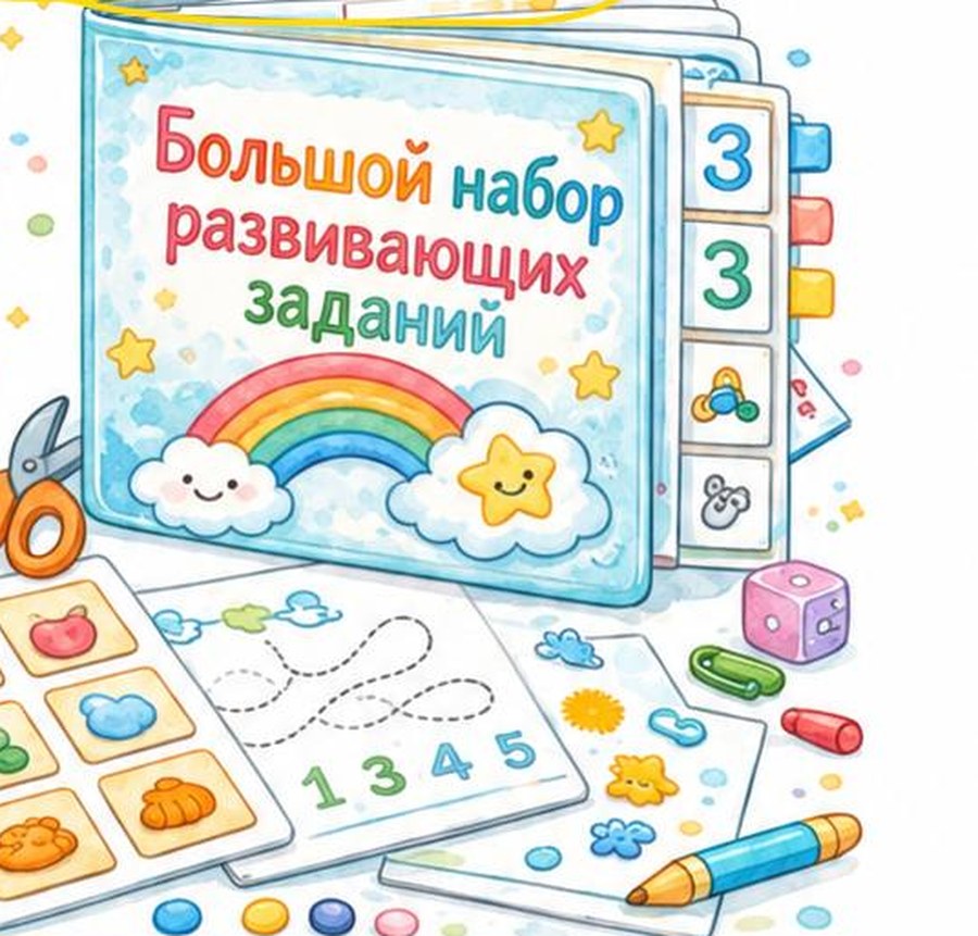 Большой набор развивающих заданий